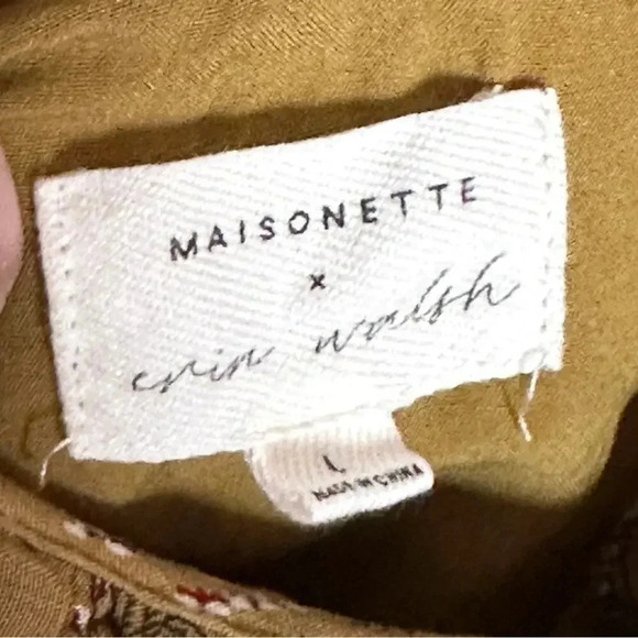 Maisonette X Erin Walsh Josie Flouse Cottagecore Dress Winter Berry Foliage Larg - Picture 3 of 10